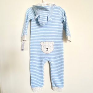 Carter’s Striped Bear one piece 18 M
